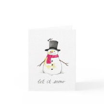 Laat het Snow Snowman