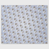 Laat het Snow Snowman | Kerstmis Cadeaupapier (Vlak)