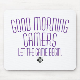 Laat het spel beginnen Gamer citaat Muismat