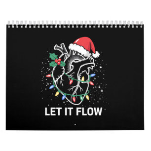 Laat het stromen Anatomie Hart Hartverpleegkundige Kalender