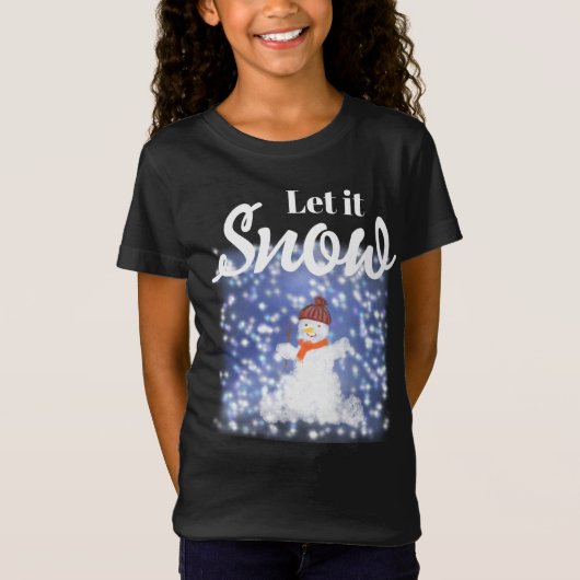 Laat het T-shirt sneeuwen (Voorkant)