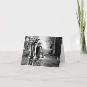 Laat het tellen bericht in Wenskaart Angel Kaart