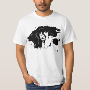 Laat het uit met T-shirt