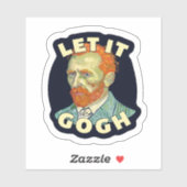 Laat het Vincent van Gogh zijn Sticker (Vel)