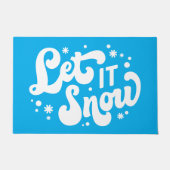Laat het winterontwerp sneeuwen deurmat (Voorkant)