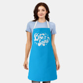 Laat het winterontwerp sneeuwen schort (Gedragen)