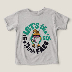 Laat het Zee je vrij Gnome T-shirt