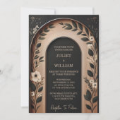 Laat hout boom bos rustieke schuur Boerderij boog  Kaart (Voorkant)