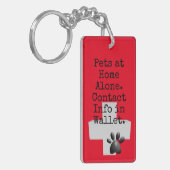 Laat ICE Contact Alert Sleutelhanger (Voorkant Links)