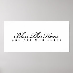 Laat iedereen die binnenkomt vallen poster