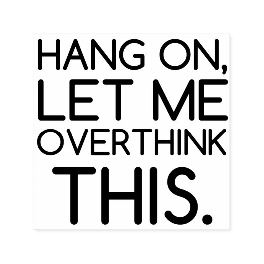 LAAT IK DIT OVERDENKEN ZELFINKTENDE STEMPEL (Design)