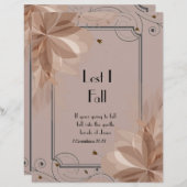 Laat ik Herfst gepersonaliseerd papier (Voorkant / Achterkant)