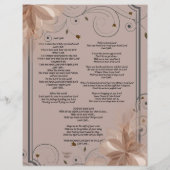 Laat ik Herfst gepersonaliseerd papier (Achterkant)