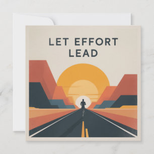 Laat inspanning de leidraad zijn kaart
