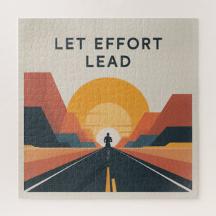 Laat inspanning de leidraad zijn legpuzzel