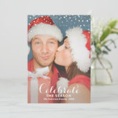 LAAT IS SNEEUW %PIPE% KAART VAN DE FOTO VAN DE (Staand voorkant)