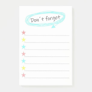 Laat je aanbieding niet vergeten post-it® notes