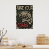 Laat je angst zien poster (Keuken)