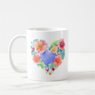 Laat je dromen bloeien Bloemkrans Koffiemok