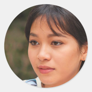 Laat je dromen leven ronde sticker