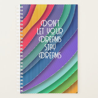 Laat je dromen niet blijven dromen Boho kleuren Planner