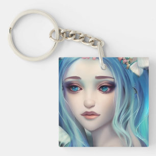 Laat je dromen, wees je vleugels citaat sleutelhanger