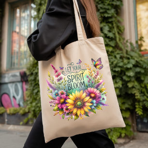 Laat Je Geest Bloeien Tote Bag