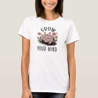 Laat je geest groeien, Floral Mind T-shirt