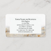 Laat je geloof groter zijn dan angst Christelijk Q Visitekaartje (Achterkant)