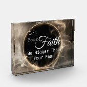 Laat je geloof groter zijn dan je angst fotoblokken (Links)
