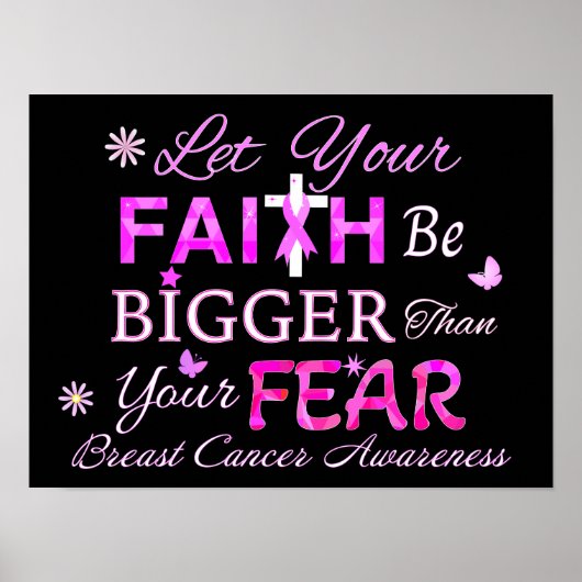 Laat je geloof groter zijn poster (Voorkant)