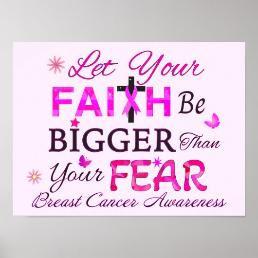 Laat je geloof groter zijn poster (Voorkant)