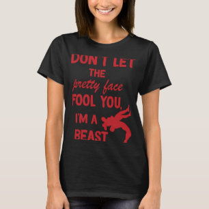 Laat je gezicht niet voor de gek houden. t-shirt