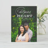 Laat je hart lichter Kerstkaart (Staand voorkant)