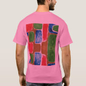 Laat je kleuren vliegen! t-shirt (Achterkant)