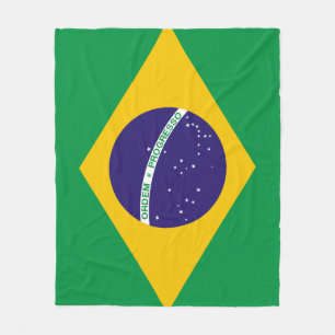 Laat je kleuren zien - Brazilië Fleece Deken