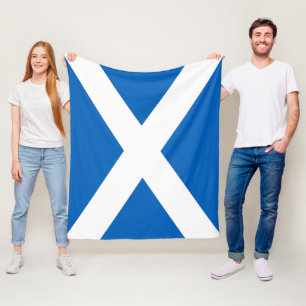 Laat je kleuren zien – Schotland Fleece Deken