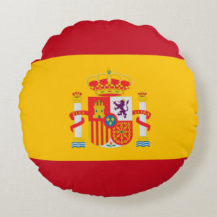Laat je kleuren zien - Spanje Rond Kussen