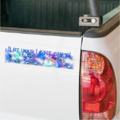 Laat je licht schijnen! Bumpersticker (Op Truck)