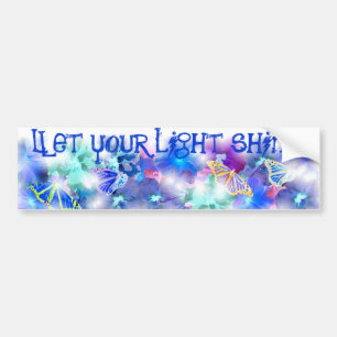 Laat je licht schijnen! Bumpersticker