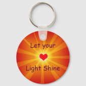 "Laat je licht schijnen" Sleutelhanger (Voorkant)