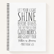 Laat je licht voor anderen schijnen, Matthew 5:16