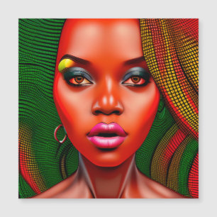 Laat je licht zwart Christelijke vrouwen Sista zie Magnetische Uitnodiging