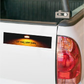 LAAT JE LICHTE SCHIJN... RELIGIEUZE BUMPERSTICKER (Op Truck)