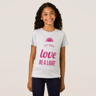 Laat je liefde een licht zijn t-shirt