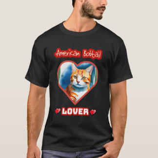 Laat je liefde voor American Bobtail Cats gezin zi T-shirt
