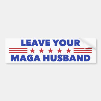 Laat je MAGA-man achter Bumpersticker