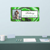 Laat je me de Banner van het Aangepaste naamvoorst (Beurs)