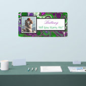 Laat je me de Banner van het Aangepaste naamvoorst (Beurs)