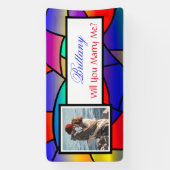 Laat je me de Banner van het Aangepaste naamvoorst (Verticaal)